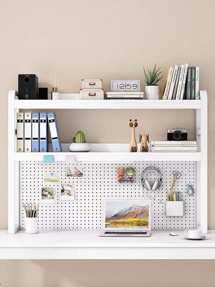 ［大特価］机上ラック クランプ式 パソコンラック 卓上 ホワイト ナチュラル 大特価］机上ラック クランプ式 パソコンラック 卓上 ホワイト